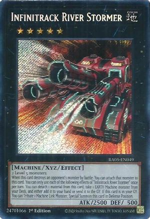 Infinitrack River Stormer (Secret Rare) (RA05-EN049) - Rarity Collection 5 1st Edition Rarity Collection 5 Yugioh Single  Squirtle Squad Card Shop.