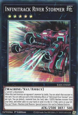 Infinitrack River Stormer (RA05-EN049) - Rarity Collection 5 1st Edition Rarity Collection 5 Yugioh Single  Squirtle Squad Card Shop.