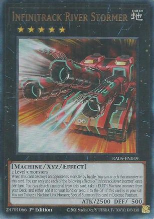 Infinitrack River Stormer (Ultimate Rare) (RA05-EN049) - Rarity Collection 5 1st Edition Rarity Collection 5 Yugioh Single  Squirtle Squad Card Shop.