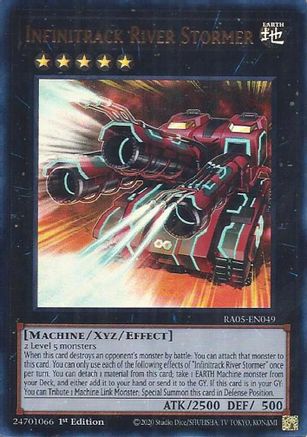 Infinitrack River Stormer (Ultra Rare) (RA05-EN049) - Rarity Collection 5 1st Edition Rarity Collection 5 Yugioh Single  Squirtle Squad Card Shop.
