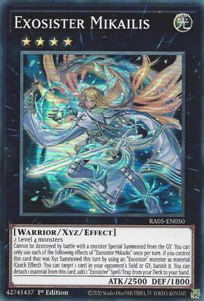 Exosister Mikailis (RA05-EN050) - Rarity Collection 5 1st Edition Rarity Collection 5 Yugioh Single  Squirtle Squad Card Shop.