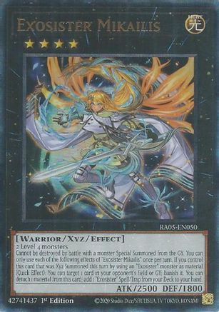 Exosister Mikailis (Ultimate Rare) (RA05-EN050) - Rarity Collection 5 1st Edition Rarity Collection 5 Yugioh Single  Squirtle Squad Card Shop.