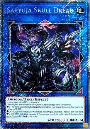 Saryuja Skull Dread (Platinum Secret Rare) (RA05-EN053) - Rarity Collection 5 1st Edition Rarity Collection 5 Yugioh Single  Squirtle Squad Card Shop.