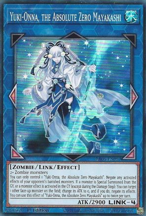 Yuki-Onna, the Absolute Zero Mayakashi (RA05-EN057) - Rarity Collection 5 1st Edition Rarity Collection 5 Yugioh Single  Squirtle Squad Card Shop.
