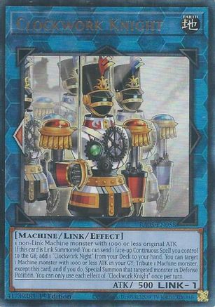 Clockwork Knight (Ultimate Rare) (RA05-EN058) - Rarity Collection 5 1st Edition Rarity Collection 5 Yugioh Single  Squirtle Squad Card Shop.