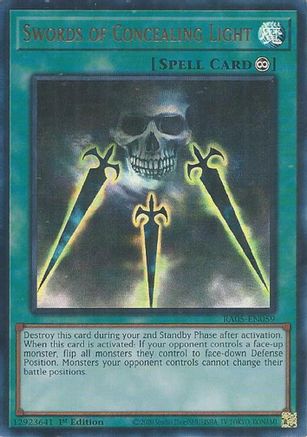 Swords of Concealing Light (Ultra Rare) (RA05-EN059) - Rarity Collection 5 1st Edition Rarity Collection 5 Yugioh Single  Squirtle Squad Card Shop.