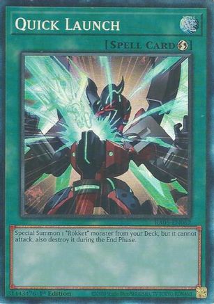 Quick Launch (Collector's Rare) (RA05-EN062) - Rarity Collection 5 1st Edition Rarity Collection 5 Yugioh Single  Squirtle Squad Card Shop.