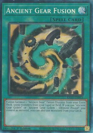 Ancient Gear Fusion (Collector's Rare) (RA05-EN063) - Rarity Collection 5 1st Edition Rarity Collection 5 Yugioh Single  Squirtle Squad Card Shop.