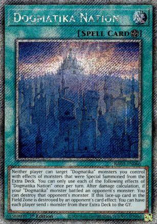 Dogmatika Nation (Platinum Secret Rare) (RA05-EN066) - Rarity Collection 5 1st Edition Rarity Collection 5 Yugioh Single  Squirtle Squad Card Shop.