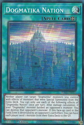 Dogmatika Nation (RA05-EN066) - Rarity Collection 5 1st Edition Rarity Collection 5 Yugioh Single  Squirtle Squad Card Shop.