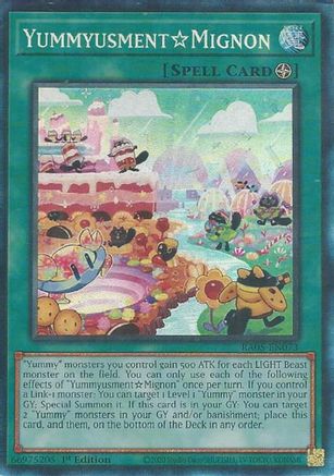 YummyusmentMignon (Collector's Rare) (RA05-EN073) - Rarity Collection 5 1st Edition Rarity Collection 5 Yugioh Single  Squirtle Squad Card Shop.