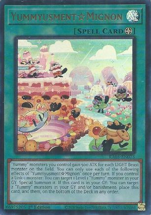 YummyusmentMignon (Ultra Rare) (RA05-EN073) - Rarity Collection 5 1st Edition Rarity Collection 5 Yugioh Single  Squirtle Squad Card Shop.
