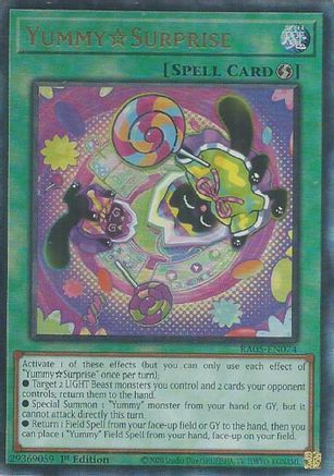 YummySurprise (Ultimate Rare) (RA05-EN074) - Rarity Collection 5 1st Edition Rarity Collection 5 Yugioh Single  Squirtle Squad Card Shop.