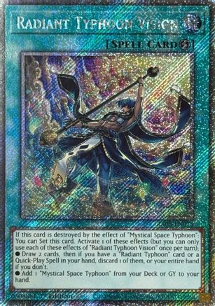 Radiant Typhoon Vision (Platinum Secret Rare) (RA05-EN075) - Rarity Collection 5 1st Edition Rarity Collection 5 Yugioh Single  Squirtle Squad Card Shop.