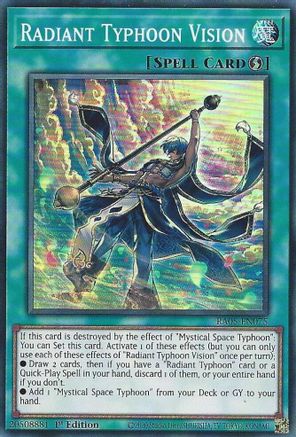 Radiant Typhoon Vision (RA05-EN075) - Rarity Collection 5 1st Edition Rarity Collection 5 Yugioh Single  Squirtle Squad Card Shop.