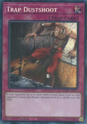Trap Dustshoot (Secret Rare) (RA05-EN077) - Rarity Collection 5 1st Edition Rarity Collection 5 Yugioh Single  Squirtle Squad Card Shop.
