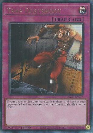 Trap Dustshoot (Ultimate Rare) (RA05-EN077) - Rarity Collection 5 1st Edition Rarity Collection 5 Yugioh Single  Squirtle Squad Card Shop.