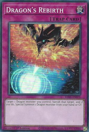 Dragon's Rebirth (RA05-EN078) - Rarity Collection 5 1st Edition Rarity Collection 5 Yugioh Single  Squirtle Squad Card Shop.