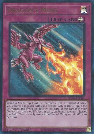 Dragon's Mind (Ultra Rare) (RA05-EN082) - Rarity Collection 5 1st Edition Rarity Collection 5 Yugioh Single  Squirtle Squad Card Shop.