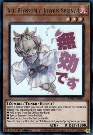 Ash Blossom & Joyous Spring (RA05-EN091) - Rarity Collection 5 1st Edition Rarity Collection 5 Yugioh Single  Squirtle Squad Card Shop.