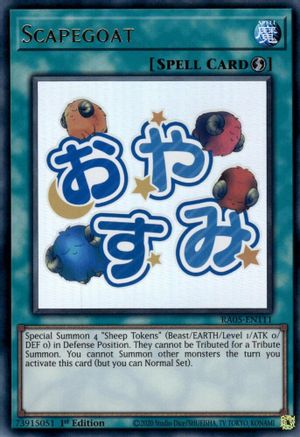 Scapegoat (RA05-EN111) - Rarity Collection 5 1st Edition Rarity Collection 5 Yugioh Single  Squirtle Squad Card Shop.