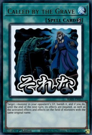 Called by the Grave (RA05-EN117) - Rarity Collection 5 1st Edition Rarity Collection 5 Yugioh Single  Squirtle Squad Card Shop.
