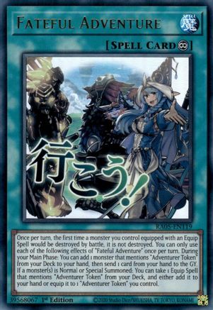 Fateful Adventure (RA05-EN119) - Rarity Collection 5 1st Edition Rarity Collection 5 Yugioh Single  Squirtle Squad Card Shop.
