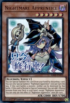 Nightmare Apprentice (RA05-EN135) - Rarity Collection 5 1st Edition Rarity Collection 5 Yugioh Single  Squirtle Squad Card Shop.