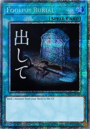 Foolish Burial (Starlight Rare) (RA05-EN138) - Rarity Collection 5 1st Edition Rarity Collection 5 Yugioh Single  Squirtle Squad Card Shop.