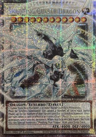 Shooting Quasar Dragon (Starlight Rare) (RA05-EN143) - Rarity Collection 5 1st Edition Rarity Collection 5 Yugioh Single  Squirtle Squad Card Shop.