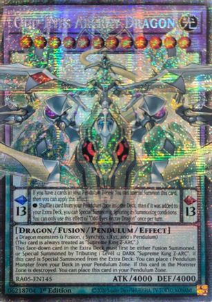 Odd-Eyes Arcray Dragon (Starlight Rare) (RA05-EN145) - Rarity Collection 5 1st Edition Rarity Collection 5 Yugioh Single  Squirtle Squad Card Shop.