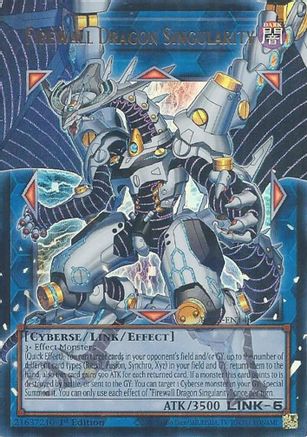 Firewall Dragon Singularity (RA05-EN146) - Rarity Collection 5 1st Edition Rarity Collection 5 Yugioh Single  Squirtle Squad Card Shop.
