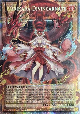 Kurikara Divincarnate (Starlight Rare) (RA05-EN147) - Rarity Collection 5 1st Edition Rarity Collection 5 Yugioh Single  Squirtle Squad Card Shop.