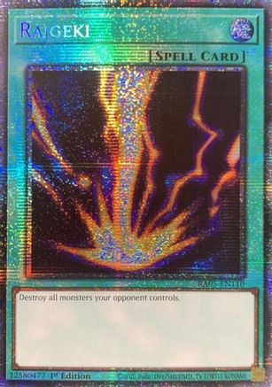 Raigeki (Starlight Rare) (RA05-EN110) - Rarity Collection 5 1st Edition Rarity Collection 5 Yugioh Single  Squirtle Squad Card Shop.