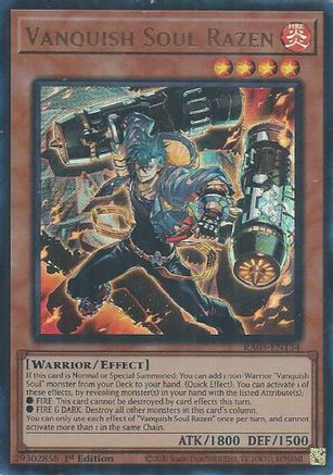 Vanquish Soul Razen (Ultra Rare) (RA05-EN134) - Rarity Collection 5 1st Edition Rarity Collection 5 Yugioh Single  Squirtle Squad Card Shop.