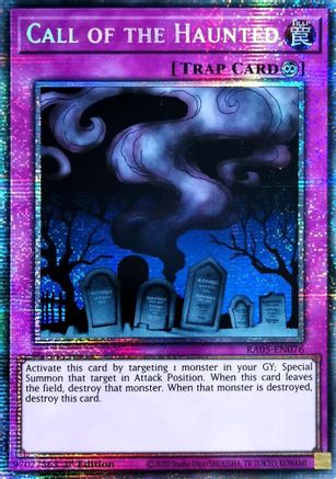 Call of the Haunted (Starlight Rare) (RA05-EN076) - Rarity Collection 5 1st Edition Rarity Collection 5 Yugioh Single  Squirtle Squad Card Shop.