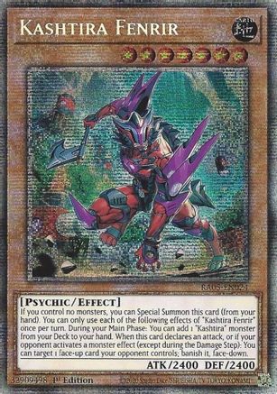 Kashtira Fenrir (Starlight Rare) (RA05-EN024) - Rarity Collection 5 1st Edition Rarity Collection 5 Yugioh Single  Squirtle Squad Card Shop.
