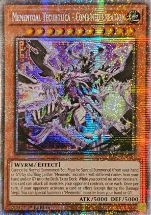 Mementoal Tecuhtlica - Combined Creation (Starlight Rare) (RA05-EN029) - Rarity Collection 5 1st Edition Rarity Collection 5 Yugioh Single  Squirtle Squad Card Shop.