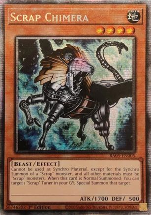 Scrap Chimera (Starlight Rare) (RA05-EN005) - Rarity Collection 5 1st Edition Rarity Collection 5 Yugioh Single  Squirtle Squad Card Shop.