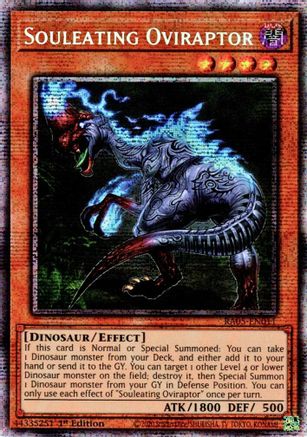 Souleating Oviraptor (Starlight Rare) (RA05-EN011) - Rarity Collection 5 1st Edition Rarity Collection 5 Yugioh Single  Squirtle Squad Card Shop.