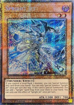 Spright Jet (Starlight Rare) (RA05-EN022) - Rarity Collection 5 1st Edition Rarity Collection 5 Yugioh Single  Squirtle Squad Card Shop.