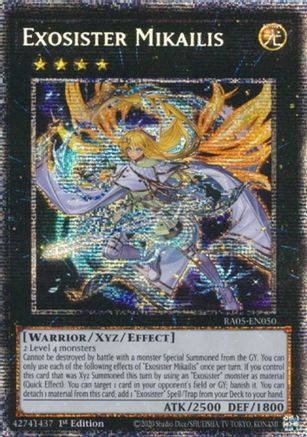 Exosister Mikailis (Starlight Rare) (RA05-EN050) - Rarity Collection 5 1st Edition Rarity Collection 5 Yugioh Single  Squirtle Squad Card Shop.