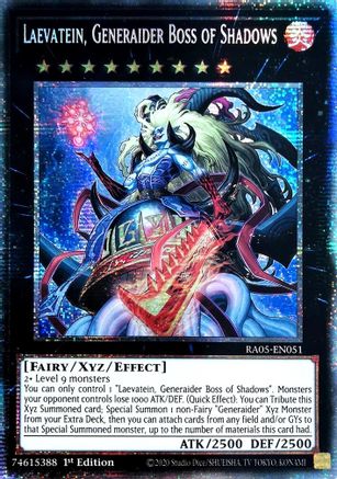 Laevatein, Generaider Boss of Shadows (Starlight Rare) (RA05-EN051) - Rarity Collection 5 1st Edition Rarity Collection 5 Yugioh Single  Squirtle Squad Card Shop.