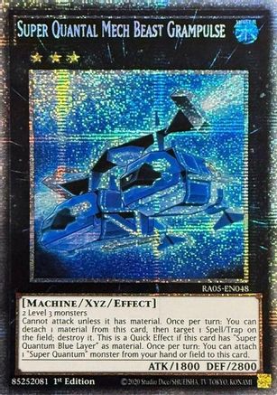 Super Quantal Mech Beast Grampulse (Starlight Rare) (RA05-EN048) - Rarity Collection 5 1st Edition Rarity Collection 5 Yugioh Single  Squirtle Squad Card Shop.