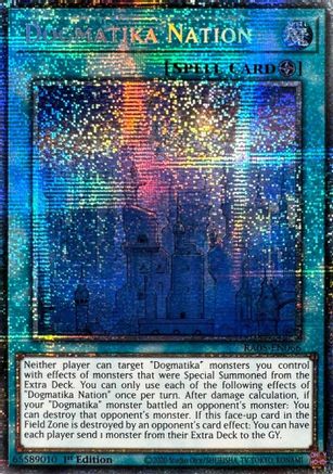 Dogmatika Nation (Starlight Rare) (RA05-EN066) - Rarity Collection 5 1st Edition Rarity Collection 5 Yugioh Single  Squirtle Squad Card Shop.