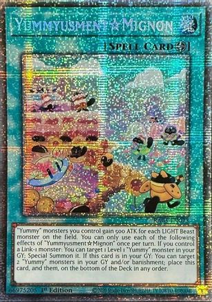 YummyusmentMignon (Starlight Rare) (RA05-EN073) - Rarity Collection 5 1st Edition Rarity Collection 5 Yugioh Single  Squirtle Squad Card Shop.