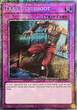 Trap Dustshoot (Starlight Rare) (RA05-EN077) - Rarity Collection 5 1st Edition Rarity Collection 5 Yugioh Single  Squirtle Squad Card Shop.