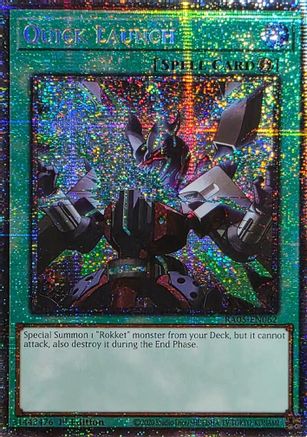 Quick Launch (Starlight Rare) (RA05-EN062) - Rarity Collection 5 1st Edition Rarity Collection 5 Yugioh Single  Squirtle Squad Card Shop.