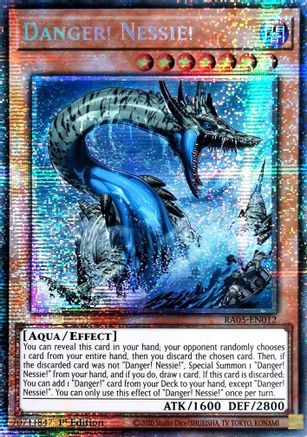 Danger! Nessie! (Starlight Rare) (RA05-EN012) - Rarity Collection 5 1st Edition Rarity Collection 5 Yugioh Single  Squirtle Squad Card Shop.