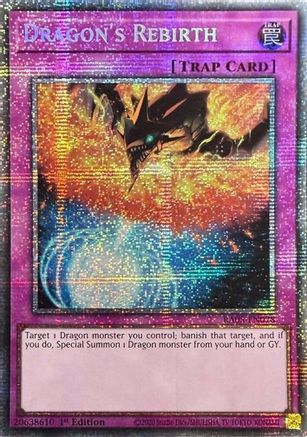 Dragon's Rebirth (Starlight Rare) (RA05-EN078) - Rarity Collection 5 1st Edition Rarity Collection 5 Yugioh Single  Squirtle Squad Card Shop.